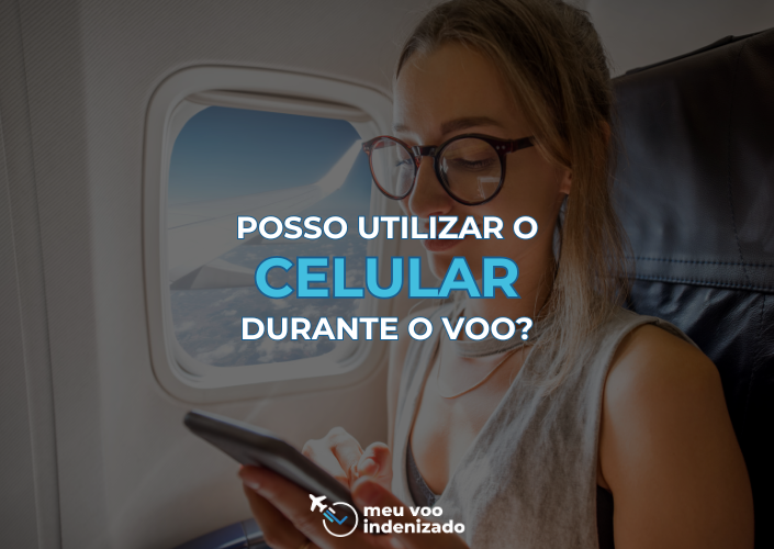 pode usar celular no avião?