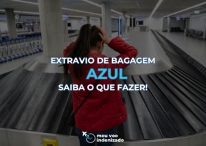 extravio de bagagem azul